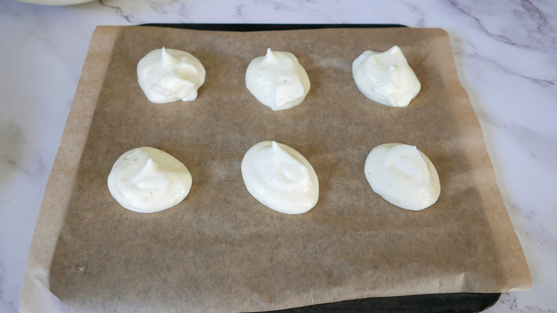 easy cloud bread on pan 