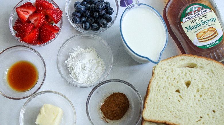 ingredients to make French toast