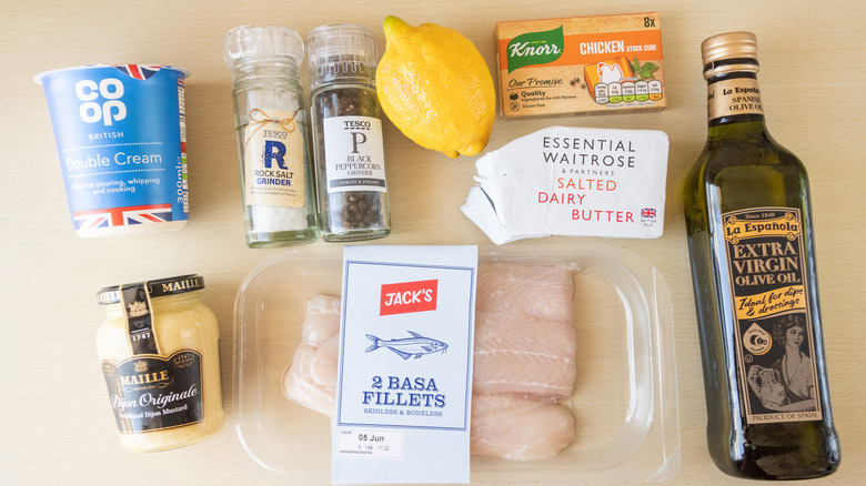 ingredients for basa fish fillet