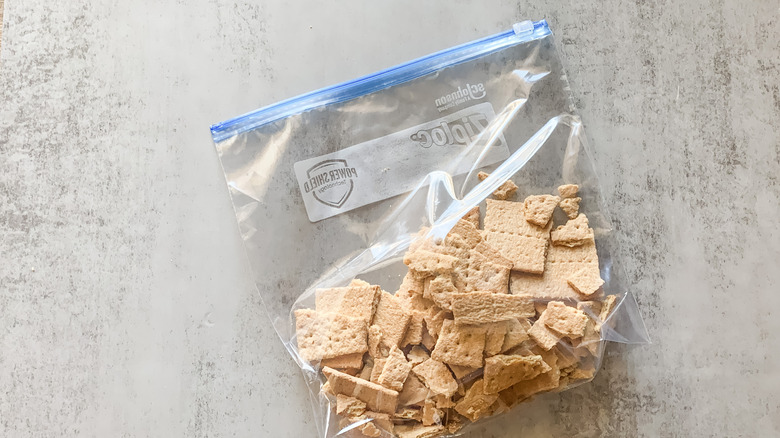 Easy Graham Cracker Crust in bag