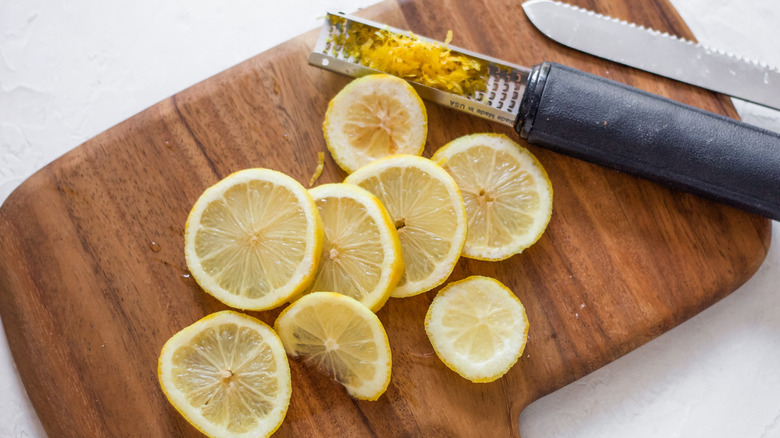 orange roughy with lemon zest