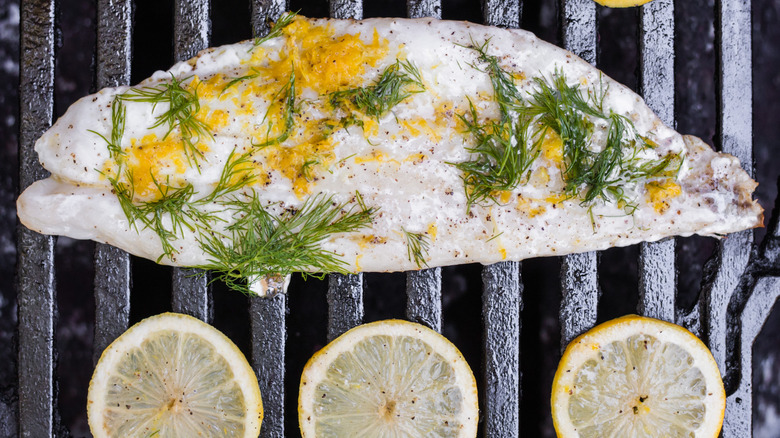 grilling orange roughy filet