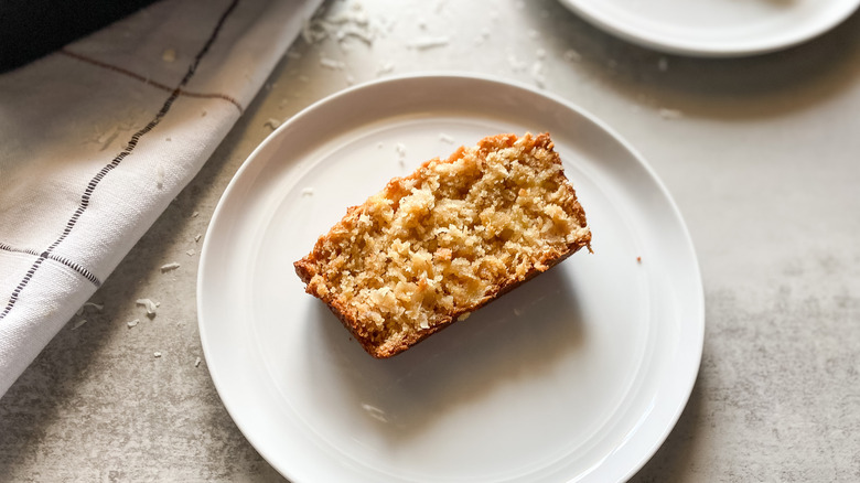 slice of Hawaiian banana bread