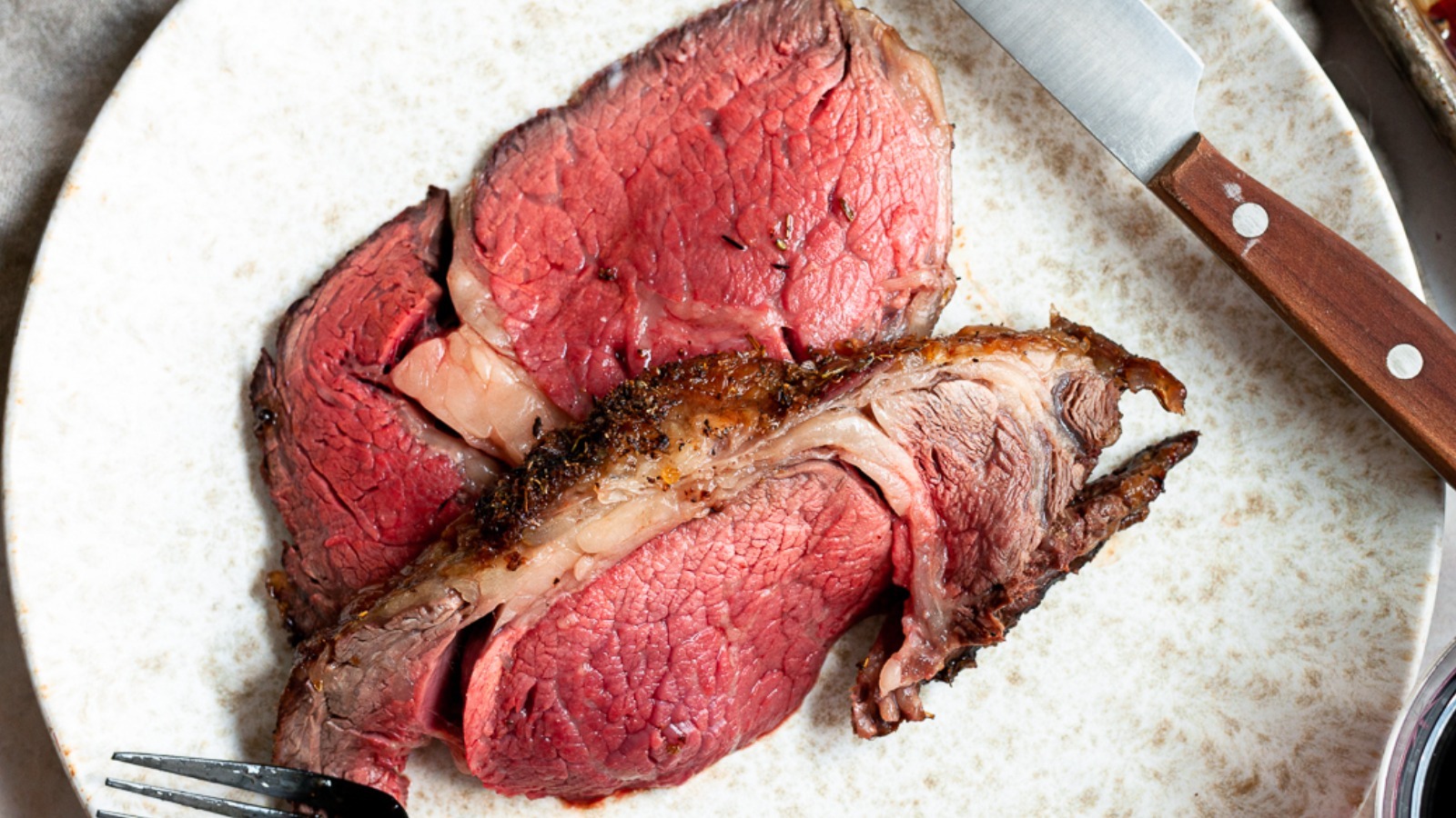 Easy Herb Crusted Rib Eye Roast Recipe