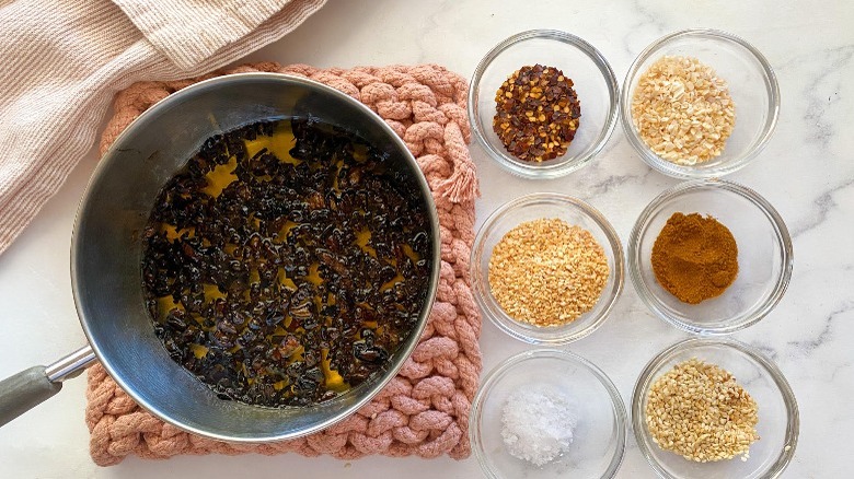 ingredients for chili crisp