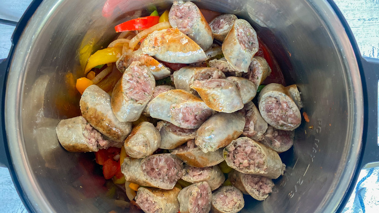 sausage and peppers in instant pot 