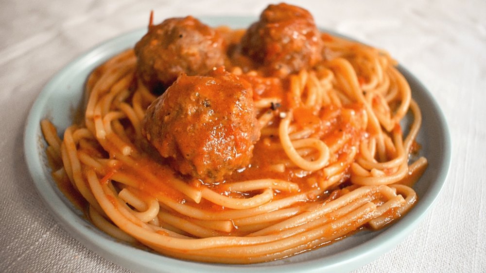 Instant Pot spaghetti and meatballs 