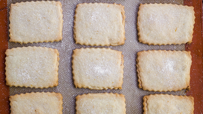 lemon shortbread cookies