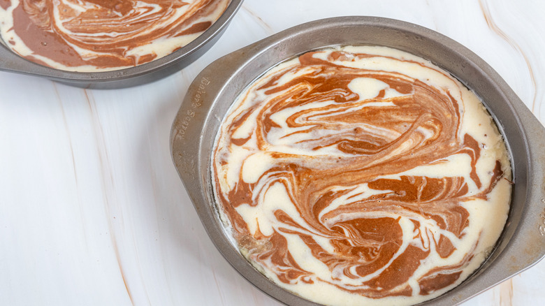 marble cake batter 