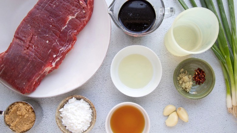 ingredients for mongolian beef