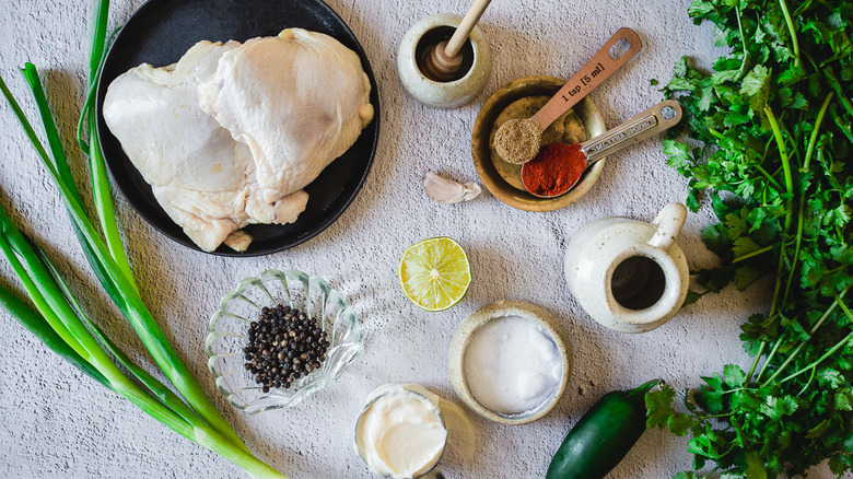 Peruvian chicken ingredients