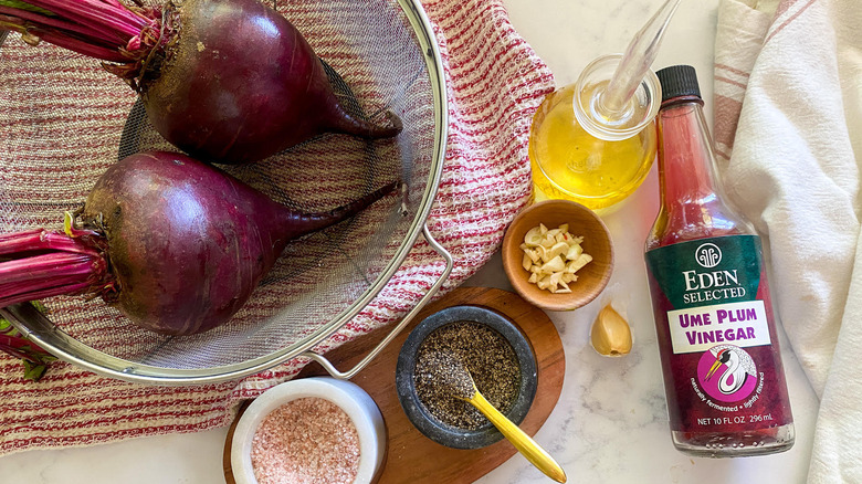 ingredients for pickled beets