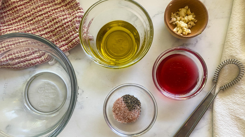 ingredients for beet dressing