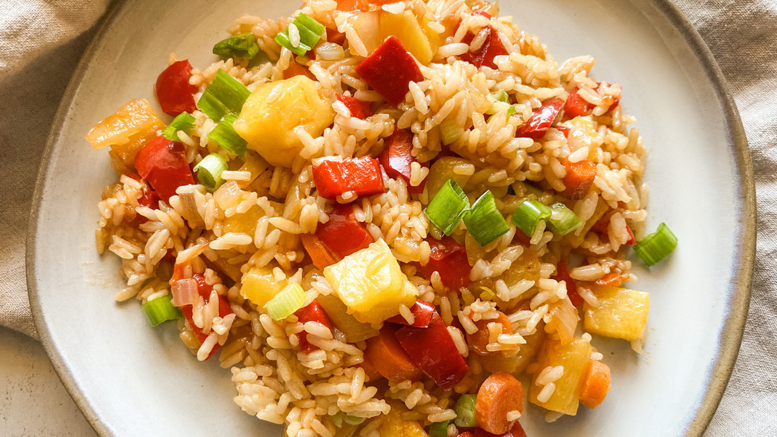 20Minute Pineapple Fried Rice Recipe