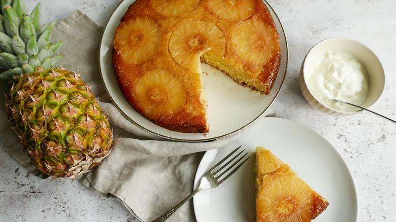 pineapple upside down cake