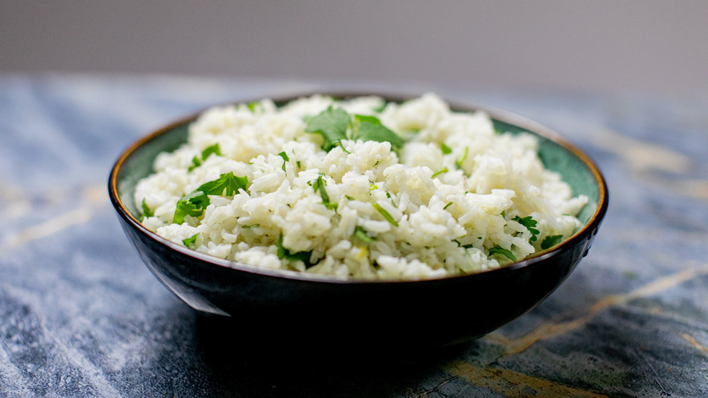 Cilantro Lime Rice in a bowl