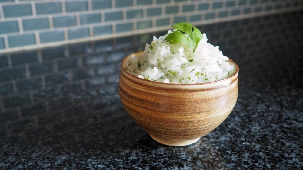 Chipotle Rice in a bowl