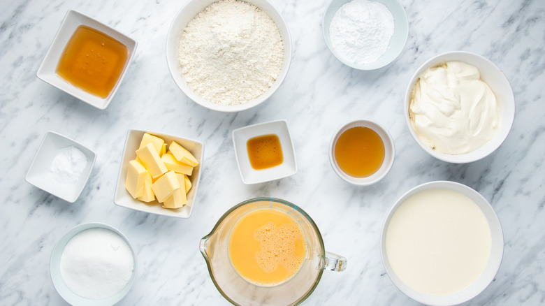 ingredients on counter 