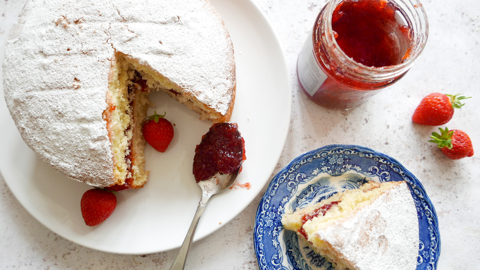 Victoria Sponge Cake with Jam & Vanilla Buttercream | Moorlands Eater