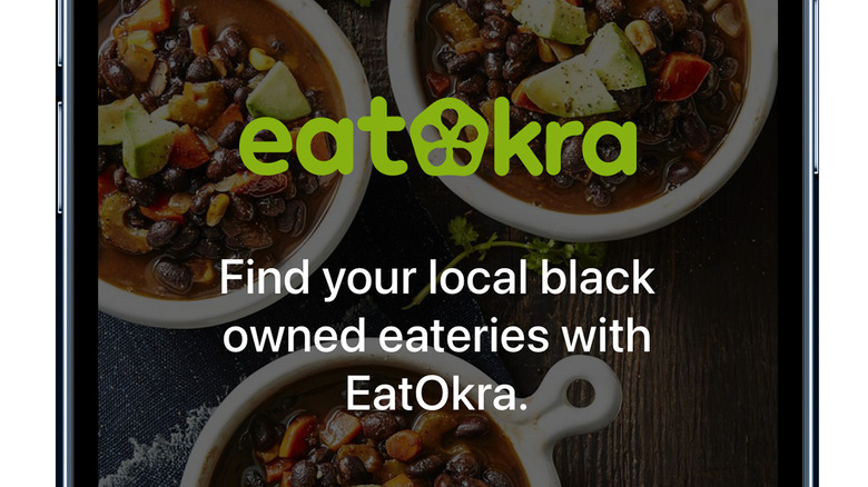 A screenshot of the EatOkra app