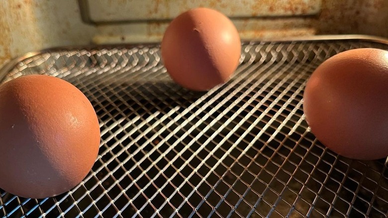hard-boiled eggs in air fryer
