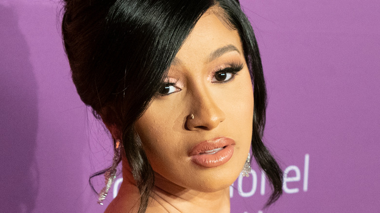 Cardi B with nose ring