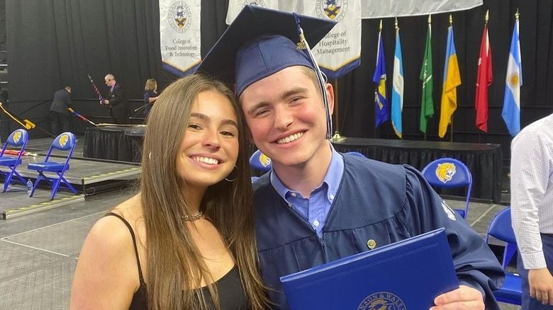 E.J. Lagasse at his University graduation 