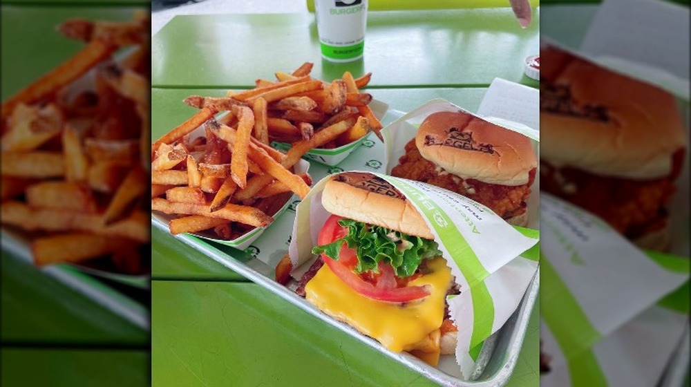 Burgers and fries from BurgerFi