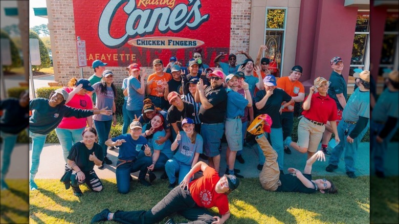 Raising canes staff