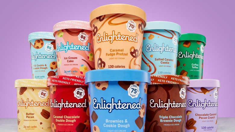 Enlightened ice cream pints