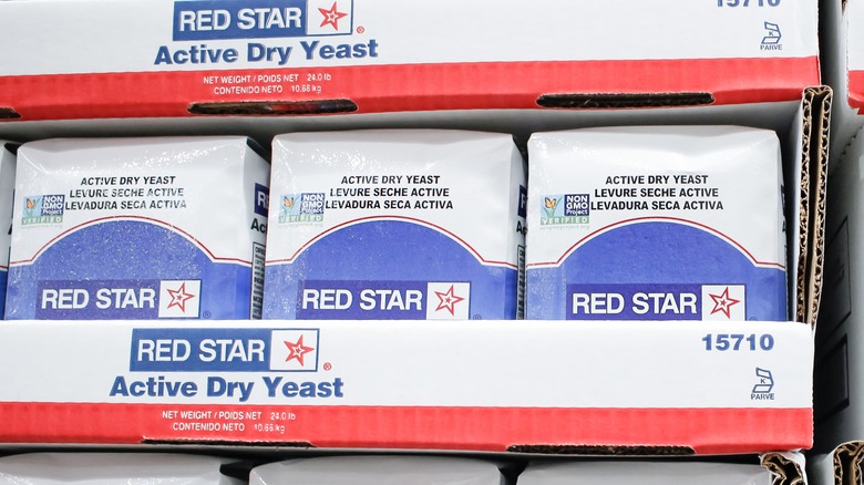 red star yeast on shelf