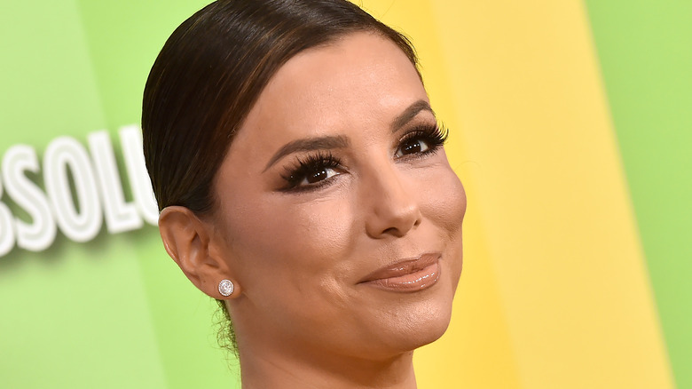 Eva Longoria smirking