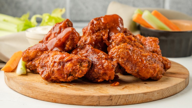 fried buffalo wings