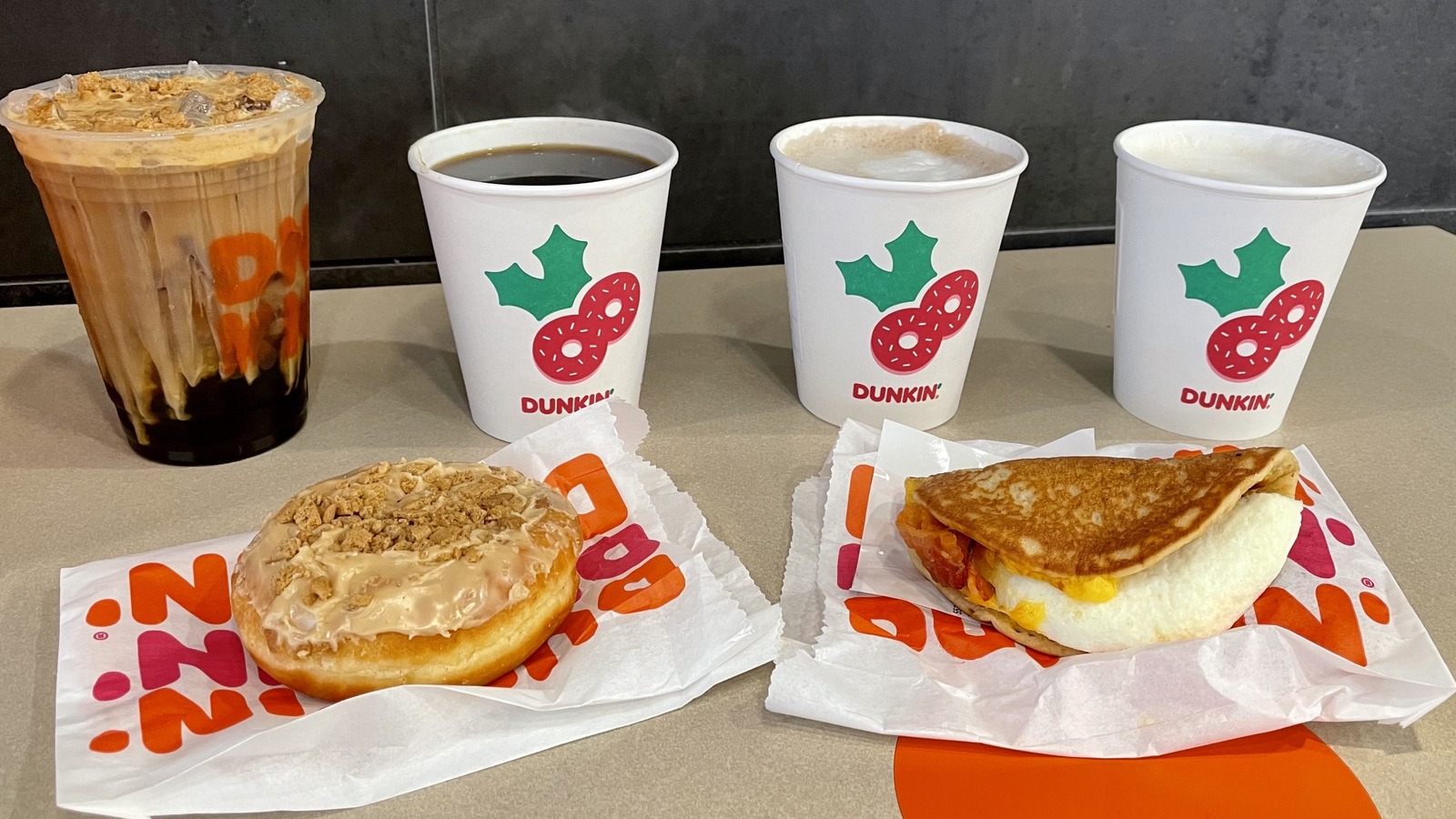 Dunkin's Holiday Menu Features New Cookie Butter Cold Brew