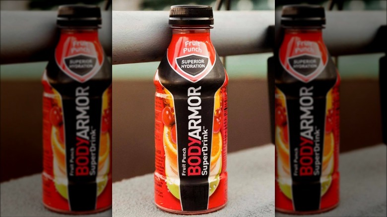 Fruit Punch BodyArmor bottle