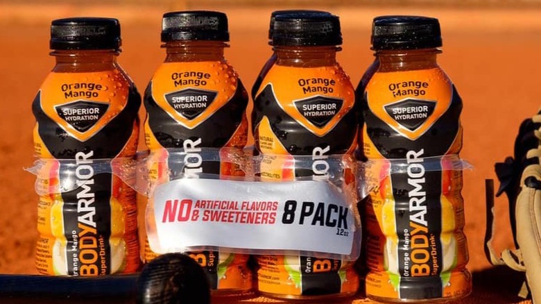 Orange Mango BodyArmor bottles 