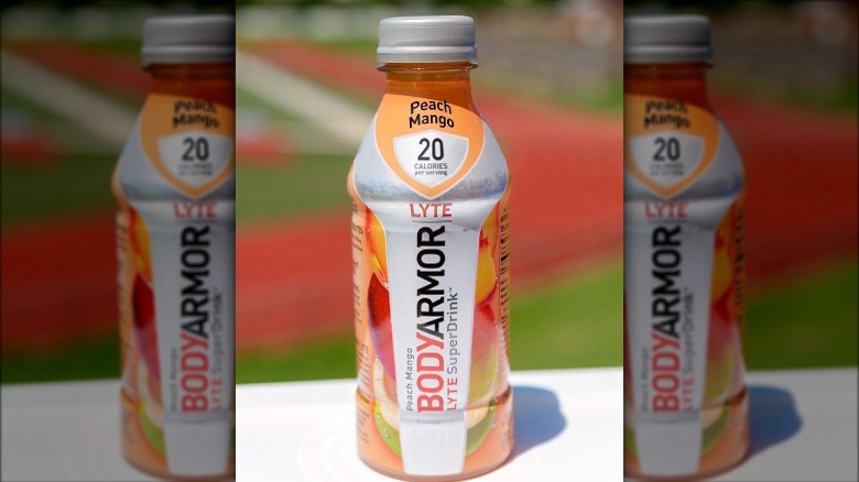 Peach Mango BodyArmor bottle