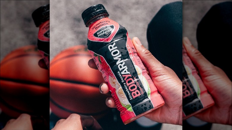 Strawberry Banana BodyArmor bottle 