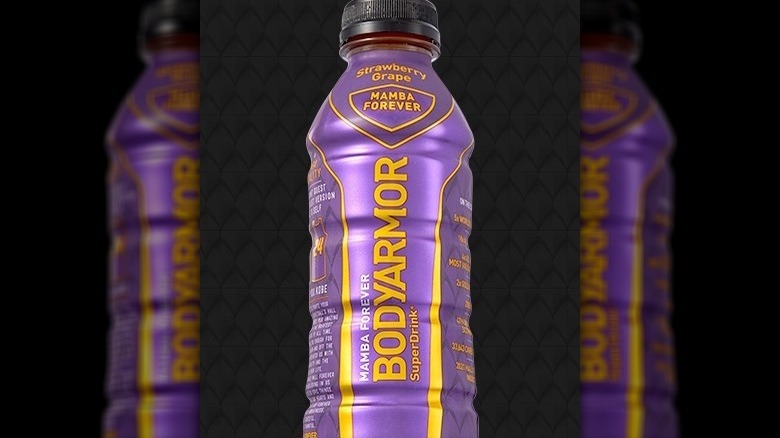 Strawberry Grape BodyArmor bottle