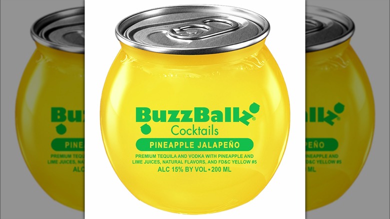 Pineapple Jalapeño BuzzBallz cocktail