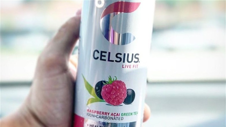 Acai green tea CELSIUS drink 