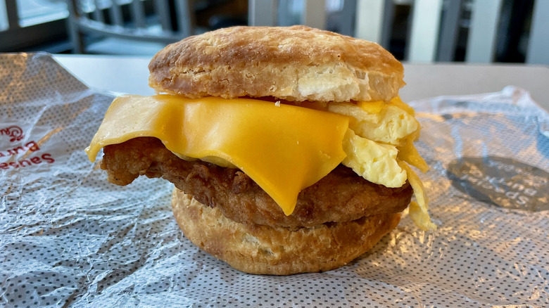 Chicken, Egg & Cheese Biscuit