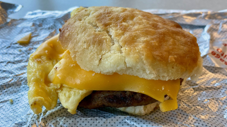 Sausage, Egg & Cheese Biscuit