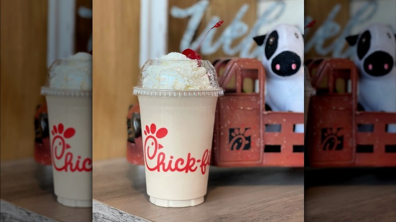 Chick-fil-A Chocolate milkshake