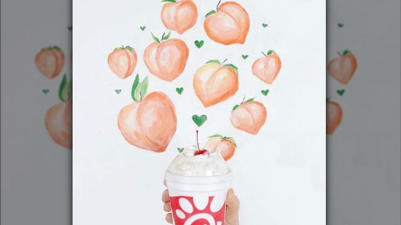 Chick-fil-A Peach Milkshake