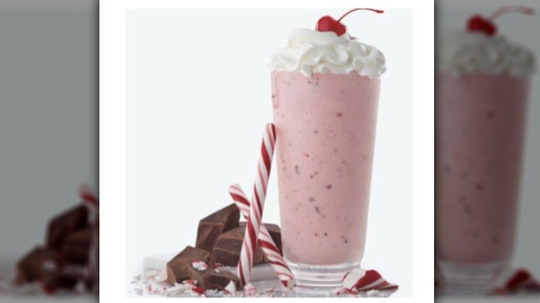 Chick-fil-A Peppermint Milkshake