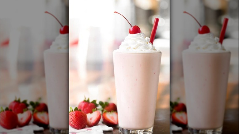 Chick-fil-A Strawberry Milkshake