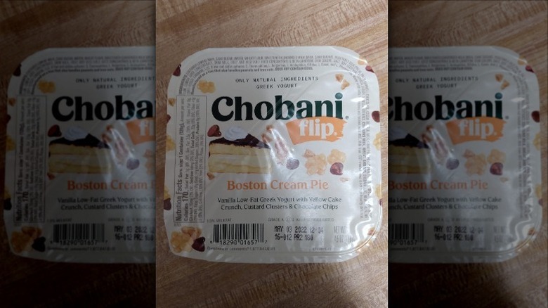 Boston Cream Pie Chobani Flip