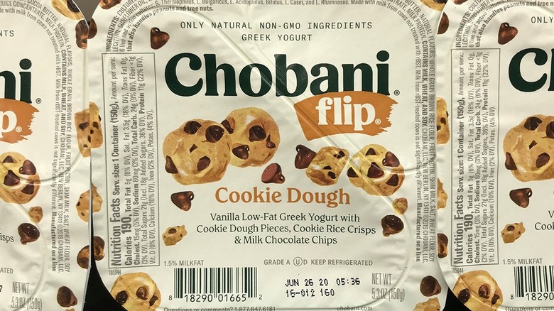 Cookie Dough Chobani Flip