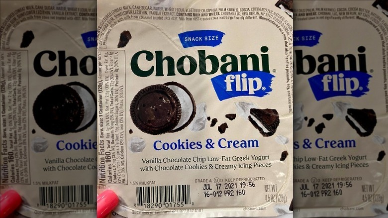 Cookies and Cream Chobani Flip